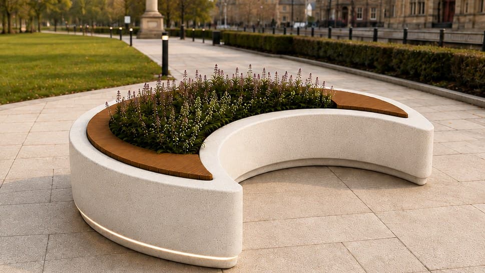 Cresa furniture in the landscape