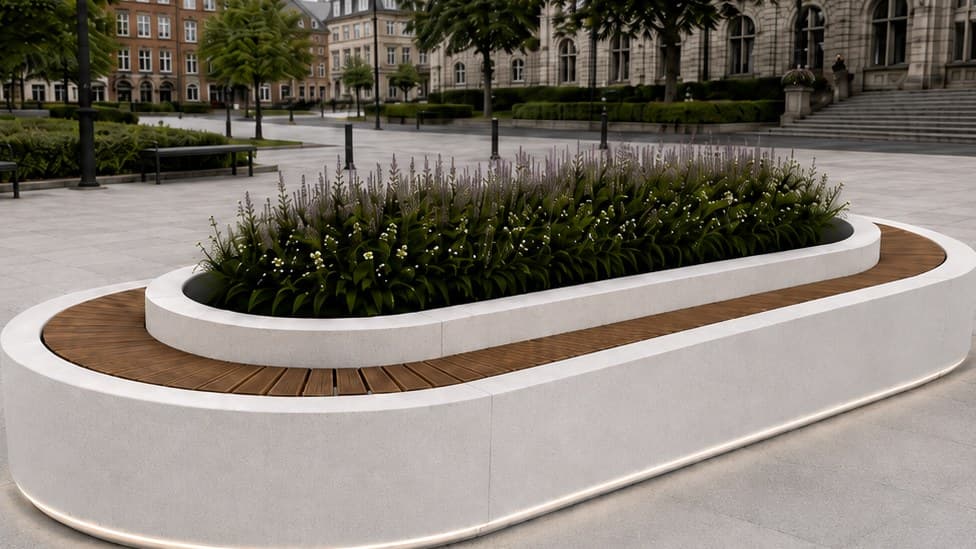 Ovena furniture in the landscape