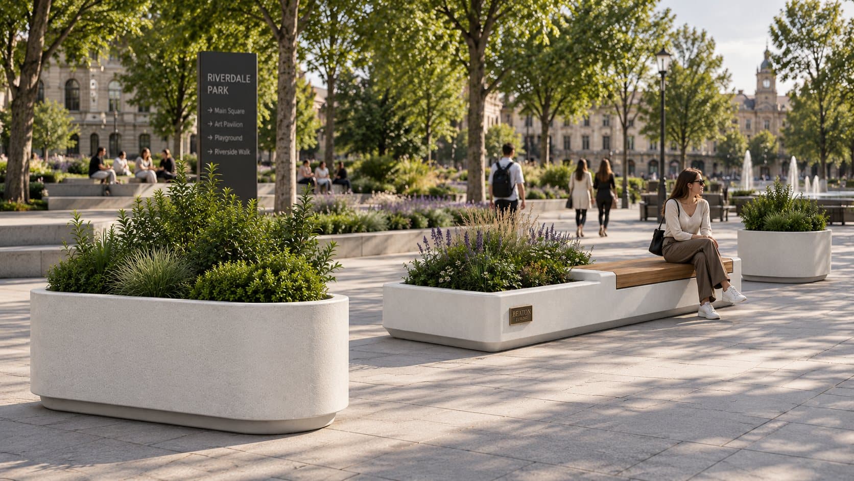 Beaton urban furniture in public realm