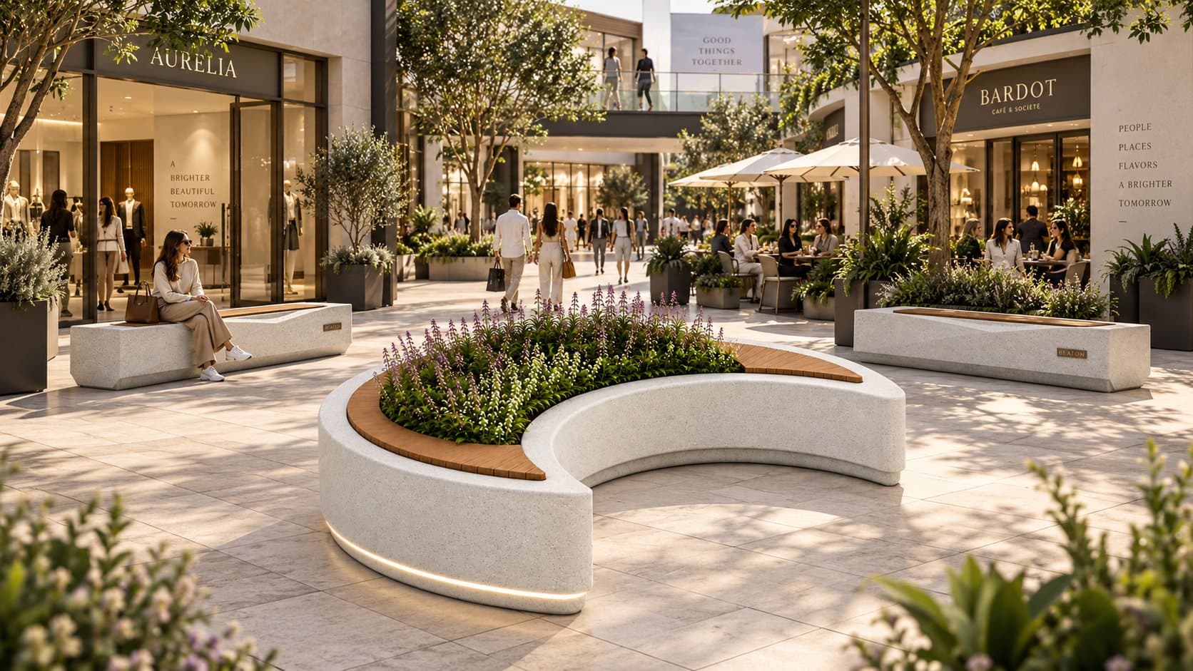 Beaton urban furniture in public realm