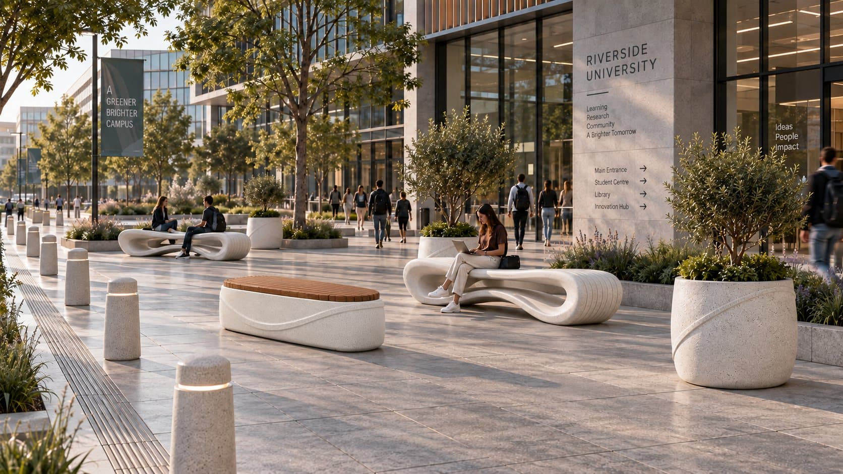Beaton urban furniture in airports & transport