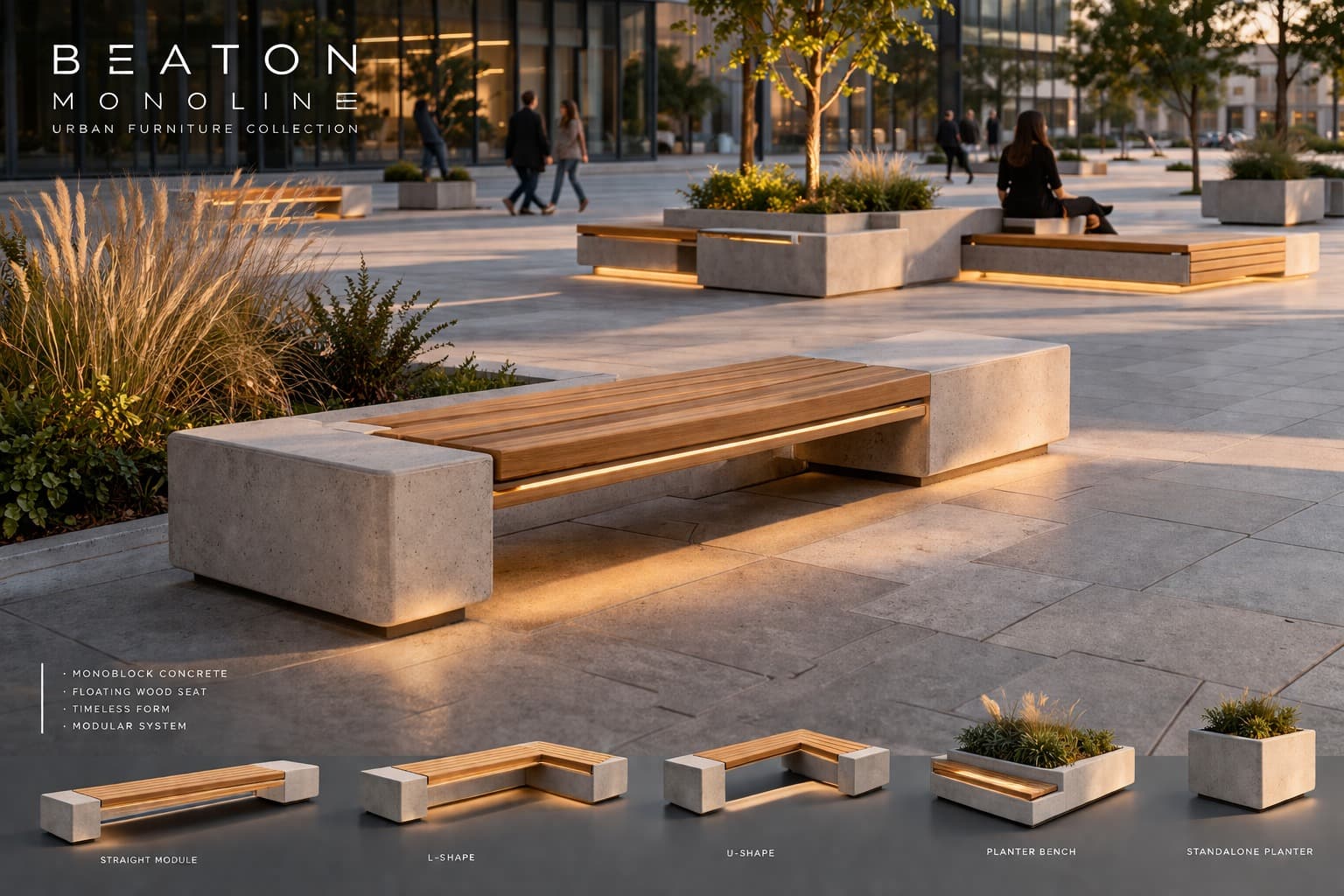 Planter+Bench — Flagship System