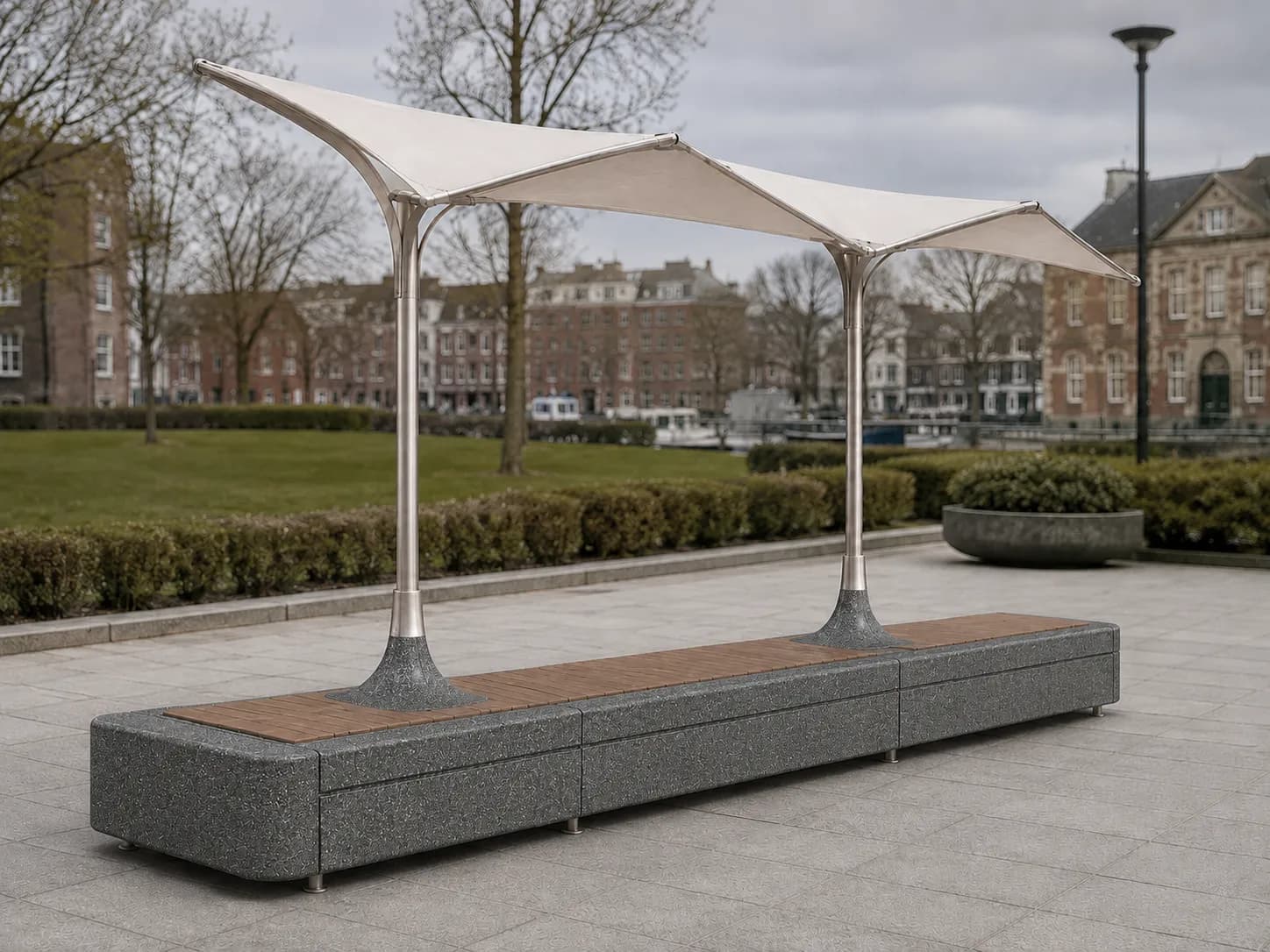Caven Shade Bench — 2