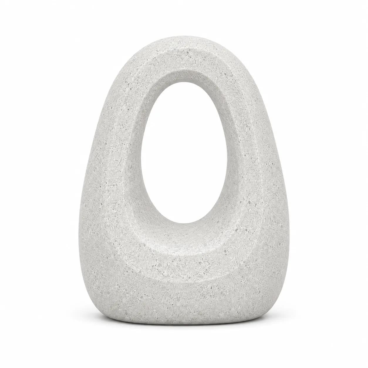 Auro Flow Bike Parking — front view — off-white concrete + iroko