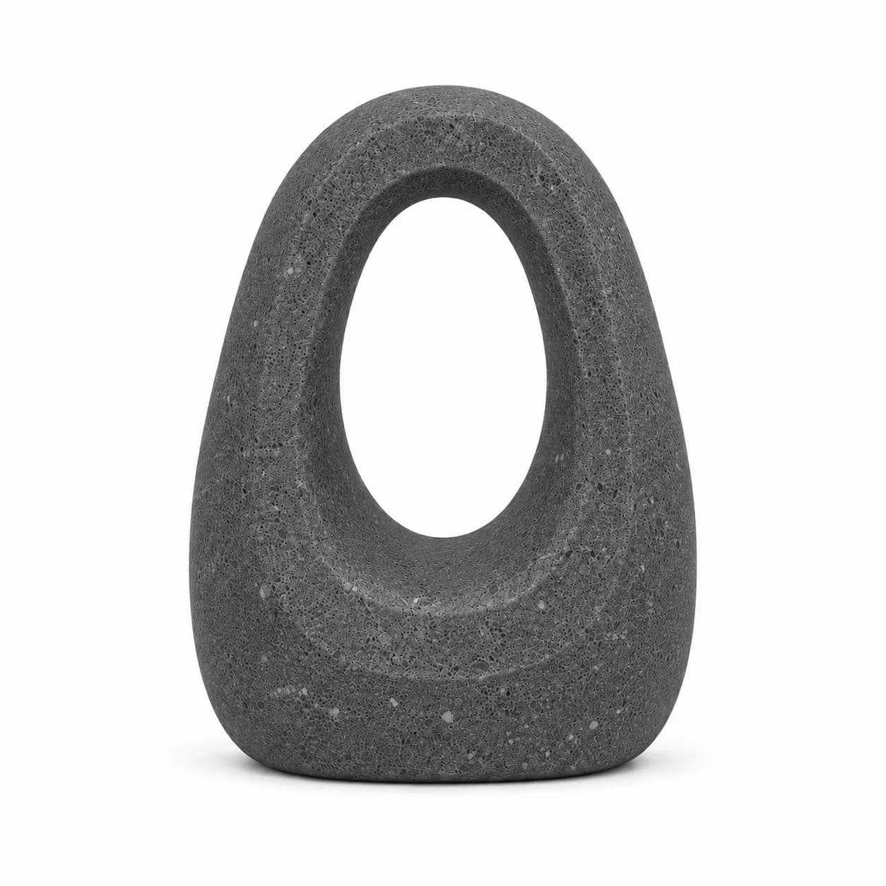 Auro Flow Bike Parking — front view — basalt concrete + sapelli