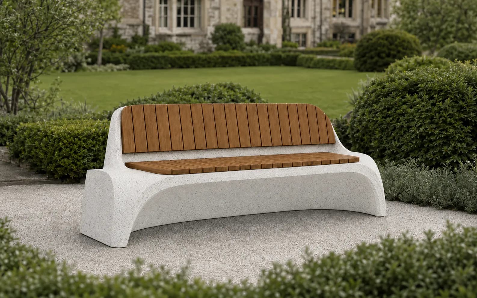 Lıvora Curved Bench — 1