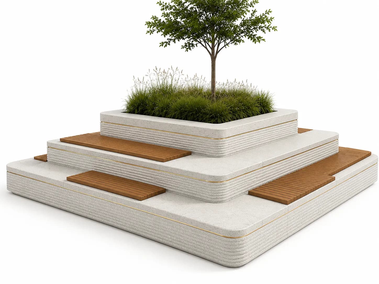 Liora Nexus Planter Seating Unit
