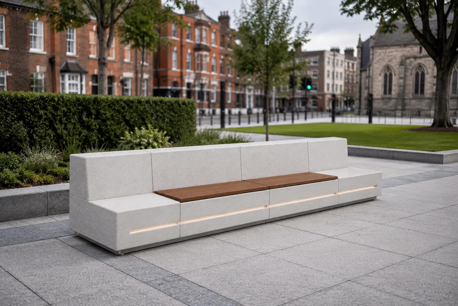 Caven Rest Modular Bench System — 1