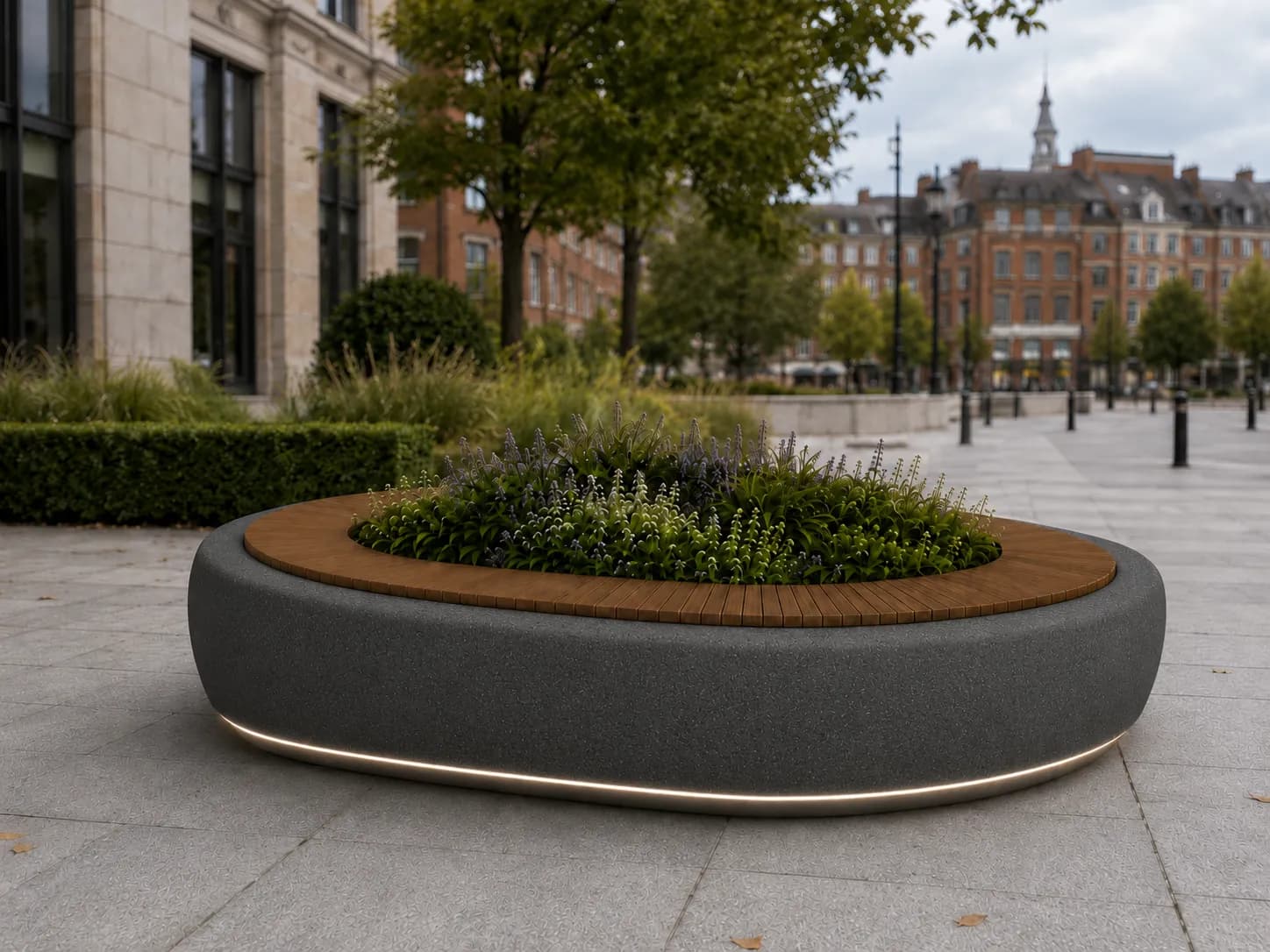 Orlen Planter Seating Unit — 2