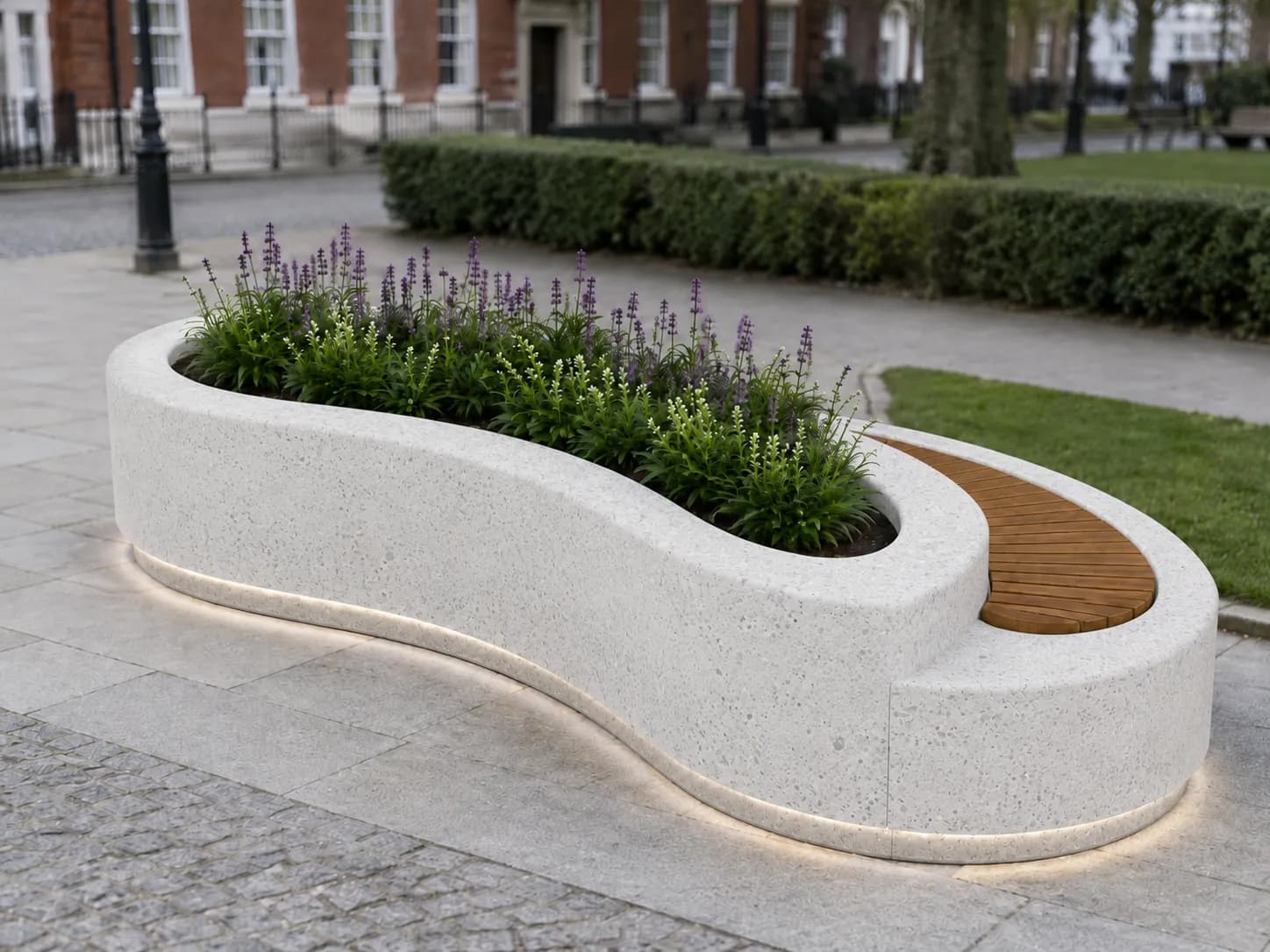 SYLVA Planter Seating Unit — 1